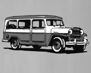 Illustration - Willys Station Wagon